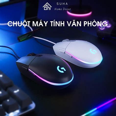 Chuột Máy Tính Chuột Logitech G102 Rgb Có Dây Phù Hợp Làm Văn Phòng Chơi Game 8000dpi Suha