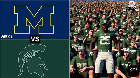 Msfl College Football Series Michigan Vs Michigan State Week