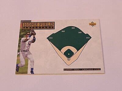 Sammy Sosa Upper Deck Home Field Advantage Chicago Cubs Ebay