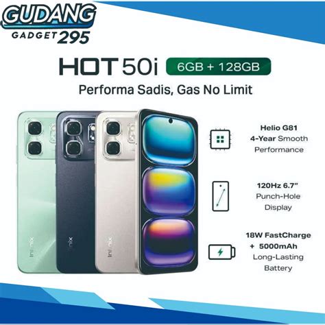 Jual INFINIX HOT 50I 6 128GB GARANSI RESMI Shopee Indonesia