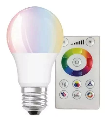 Foco Led 7 5w Colors Rgbw Con Control Remoto Ledvance Color De La Luz RGB