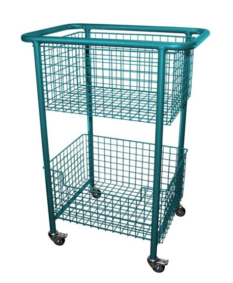 Wire Basket Trolleys With Mm Heavy Duty Castors Model B Walib