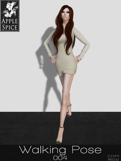 Second Life Marketplace Apple Spice Walking Pose 004