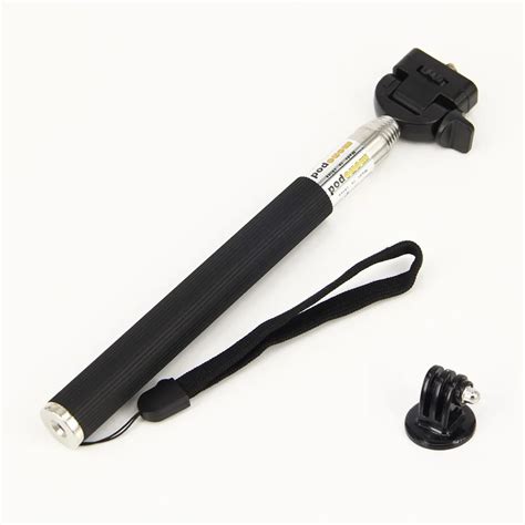 Gopro Accessories Extendable Handheld Alloy Selfie Monopod Stick with Tripod Mount Adapter for ...