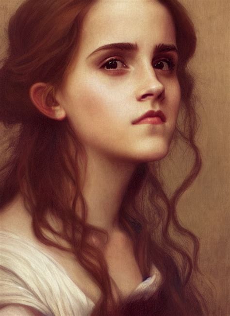 Krea Ai Painting Of Emma Watson As Hermione Granger Beaut