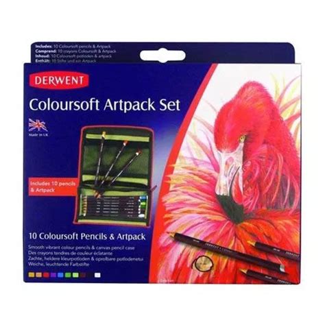 Set L Pices Y Estuche Derwent Coloursoft Art