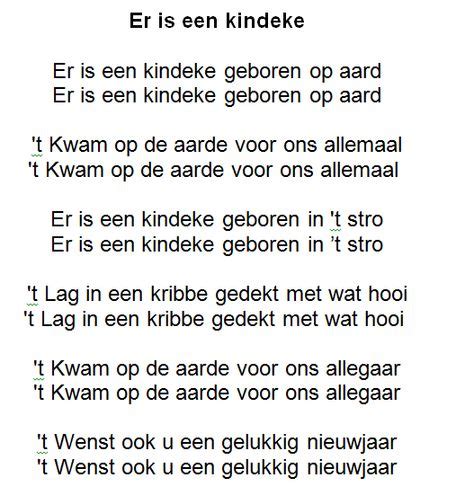 Er Is Een Kindeke Tekst Kerst Ideeën Liedjes Kerst