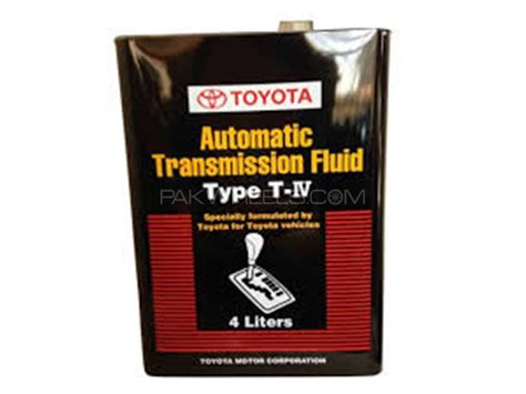 Buy Toyota Genuine ATF Type T-IV Fluid - 4 Litre in Pakistan | PakWheels