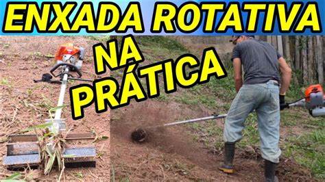 Enxada Rotativa Na Ro Adeira Multifuncional Testando Na Pr Tica Youtube