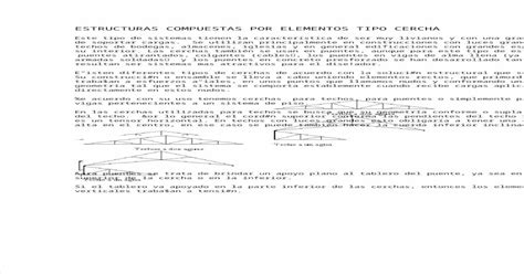 Estructuras Compuestas Por Cerchas Docx Document