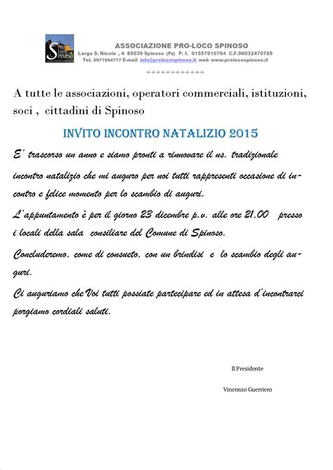 Lettera Di Invito Per Turismo 2017