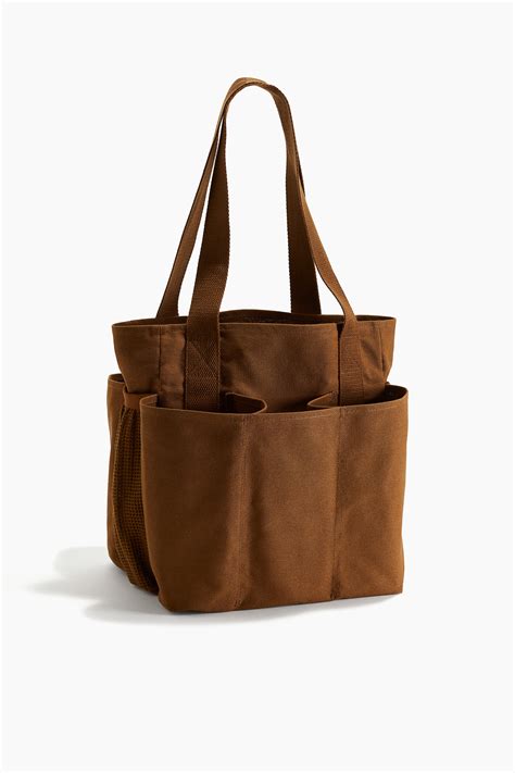 Cotton Canvas Shopper Brown Home All Handm Gb