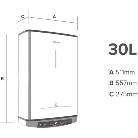 Termo El Ctrico Inteligente Ariston Velis Pro Wifi Litros