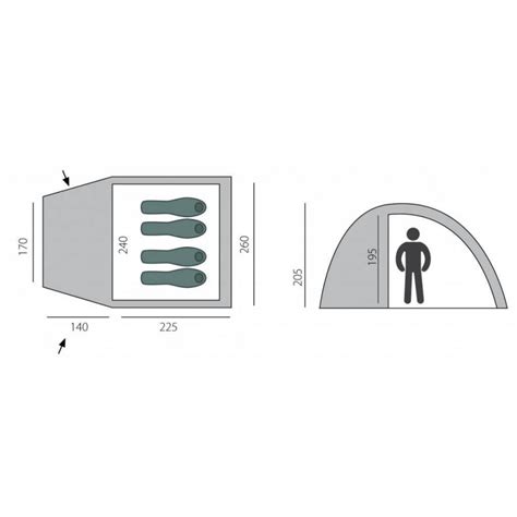 Палатка Dome 4 BTrace (Зеленый) - купить в интернет-магазине Компас ...