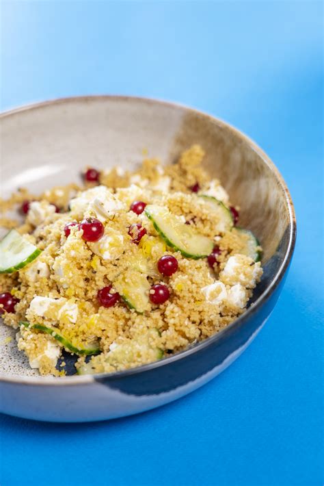 Couscoussalat Mit Feta Und Johannisbeeren Gutes Vom Hof