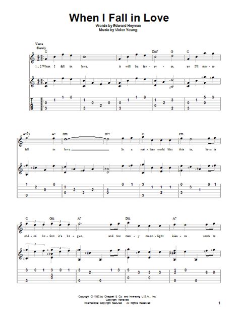 When I Fall In Love Sheet Music Direct