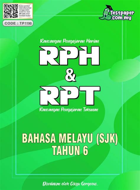 RPH DAN RPT 2023 BAHASA MELAYU SJK TAHUN 6 Cikgu Info