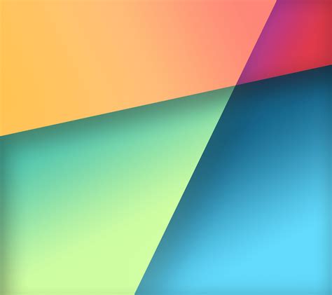 Nexus 7 Stock Wallpaper in Google Play Colors by R3CONN3R on DeviantArt