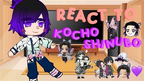 Hashira React To Kocho Shinubo Kny Gacha Club Ship Giyushino