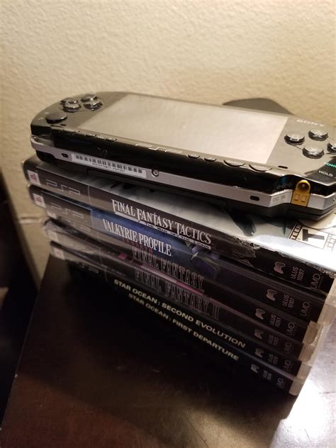 Found my wife's old PSP and immediately started playing the classics