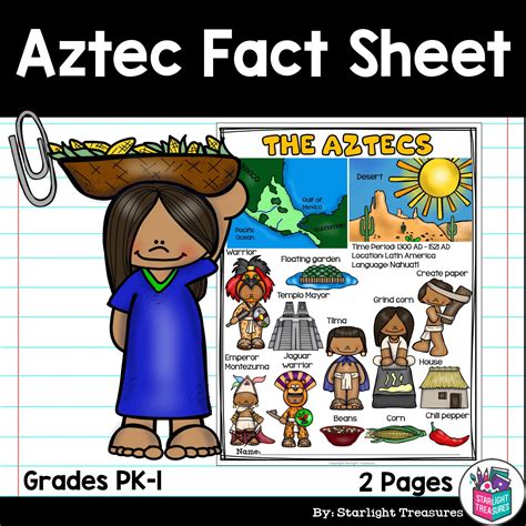 Aztec Fact Sheet For Early Readers Made By Teachers