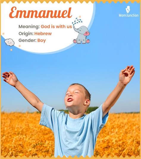 Emmanuel Name, Meaning, Origin, History, And Popularity