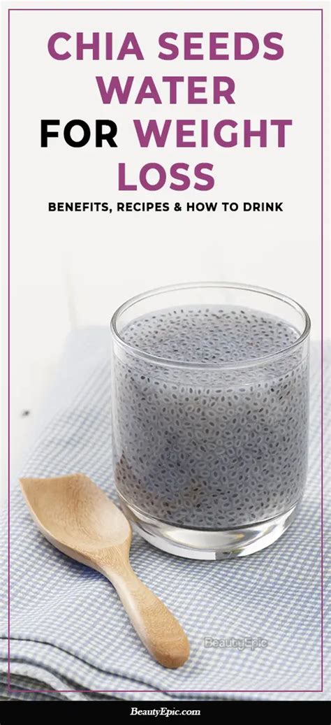 Chia Seeds Water For Weight Loss Benefits Recipes And How To Drink In 2025