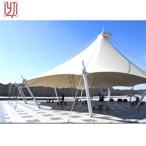 Strong PVDF Tensile Structure PTFE Membrane With Steel For Shed China