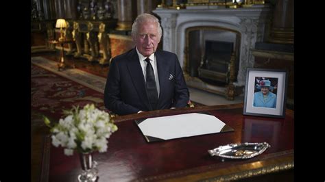 King Charles III Gives Address From Buckingham Palace For The First