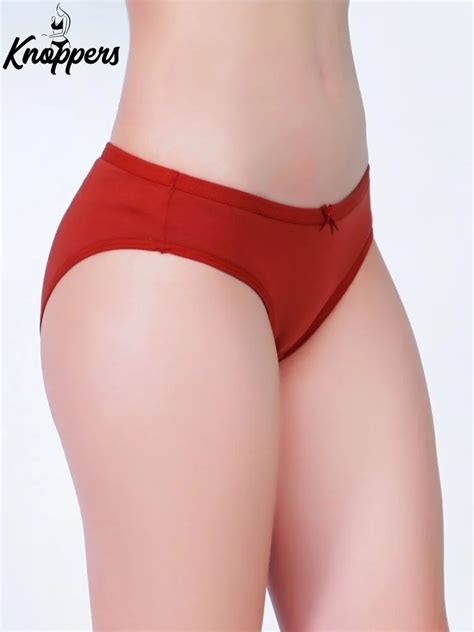 Plain Knoppers Women Bikini Cotton Orange Panty XXL Size At Rs 215 Piece In Delhi