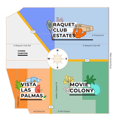 Palm Springs Map