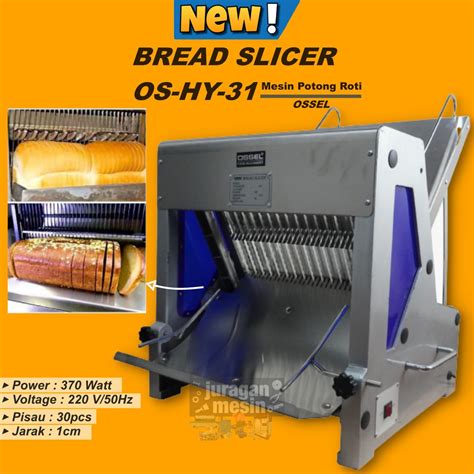 Jual Bergaransi Bread Slicer Ossel Mesin Potong Roti Otomatis Roti