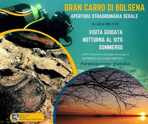 Bolsena Vt Abitato Sommerso Del Gran Carro Di Bolsena Apertura