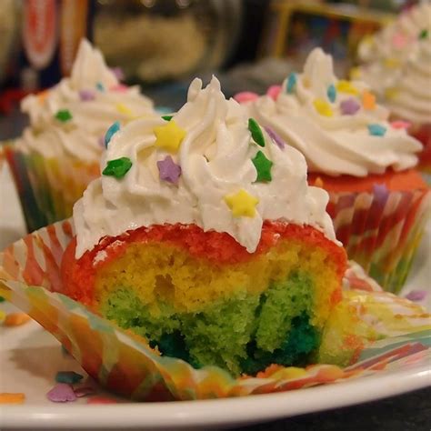 Rainbow Cupcakes Recipe