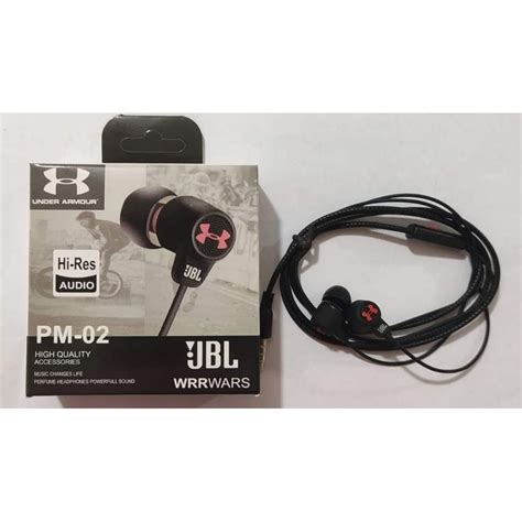 Jual Headset PM 02 Earphone PM02 PM 02 Super Bass Hitam Extra Handsfree