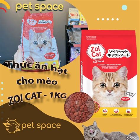 Thức ăn Hạt Zoi CAT Cho Mèo Trưởng Thành Gói 1kg Petspace vn