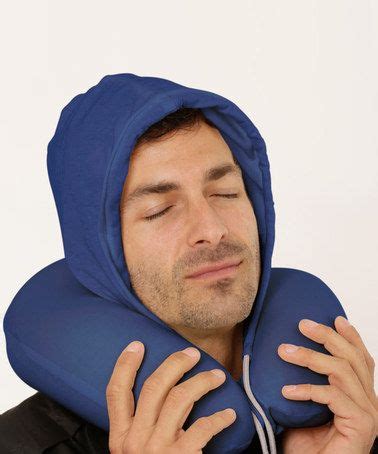 Nifty Navy U_HOOD Memory Foam Neck Pillow | Neck pillow, Memory foam ...