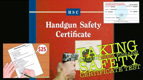 How To Buy A Gun In California Firearm Safety Certificate Test Youtube