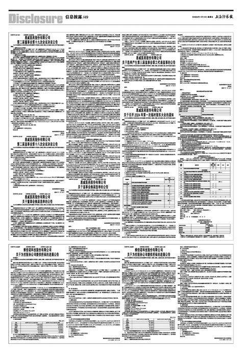 2024年01月12日 第49版：信息披露 上海证券报