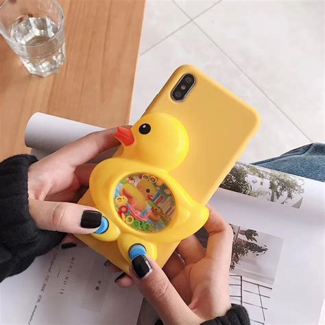 3d Game Duck Case For Iphone X Xs 11 12 Mini Pro Max Xr 6 6s 7 8 Plus