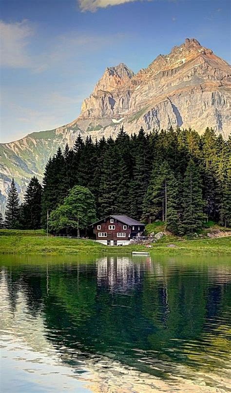 Caba As En El Bosque Con Lago Casas De Campo