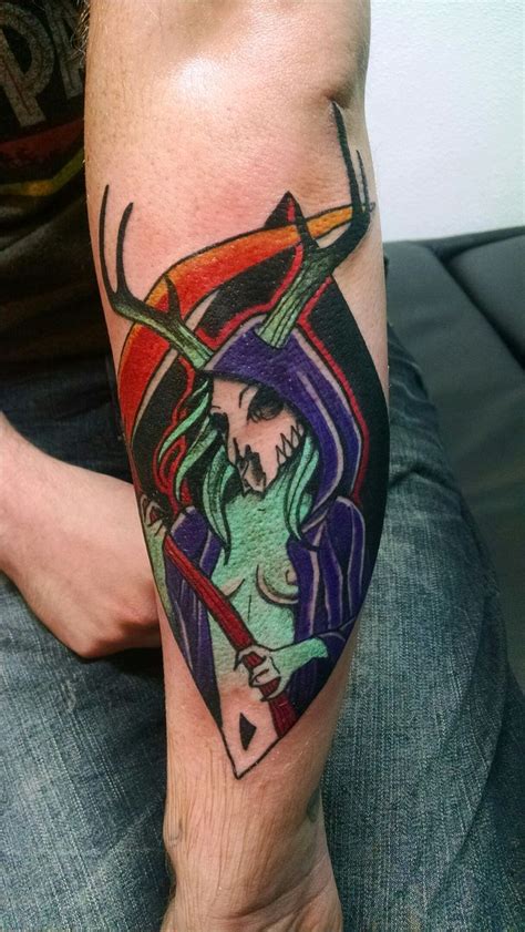 Lady Reaper Tattoo By Christine Zwick Instagram Resurrectonjupiter