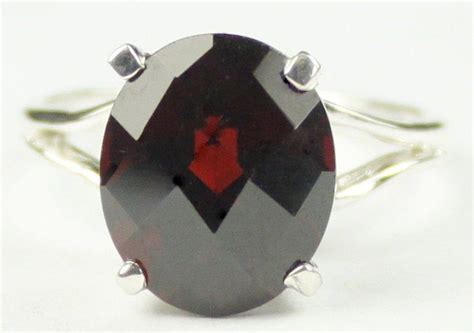 Mozambique Garnet 925 Sterling Silver Ring SR132 Etsy Mozambique