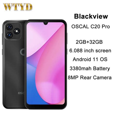 Blackview Oscal C Pro Cell Phone Gb Gb Mah Inch Android