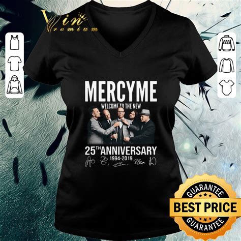 Nice Mercyme Welcome To The New 25th Anniversary 1994-2019 Signatures ...