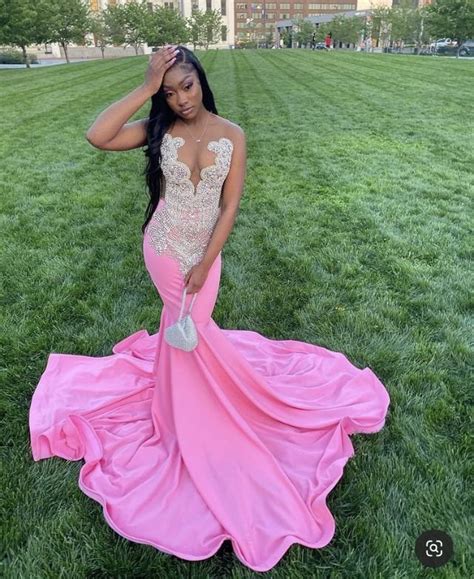 Hot Pink And Black Prom Dresses