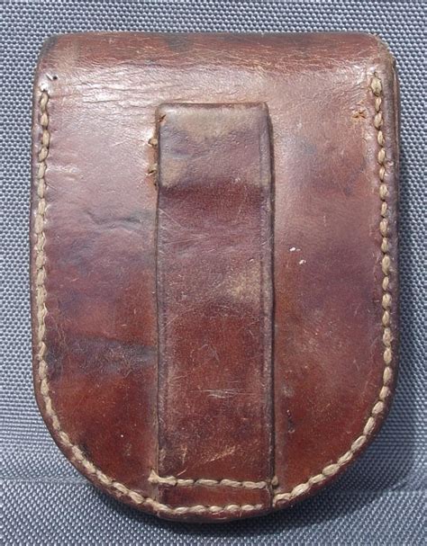 Crow Valley Militaria Ww1 British Leather Compass Pouch