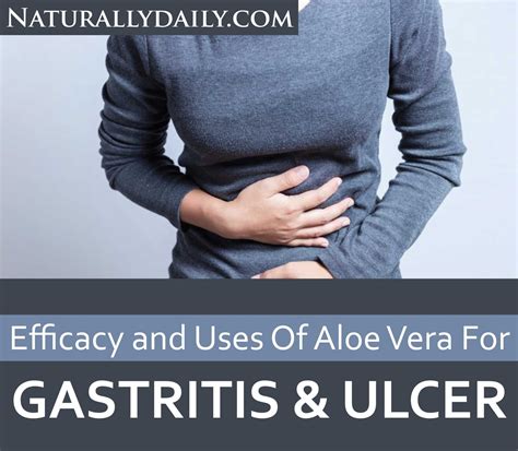 Aloe Vera for Gastritis and Ulcer: Efficacy and uses