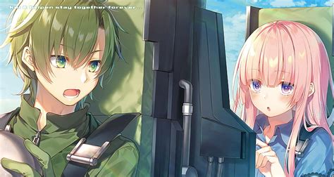 Girly Air Force Narutani Kei Gripen Pink Hair Anime Couple Anime Hd Wallpaper Peakpx