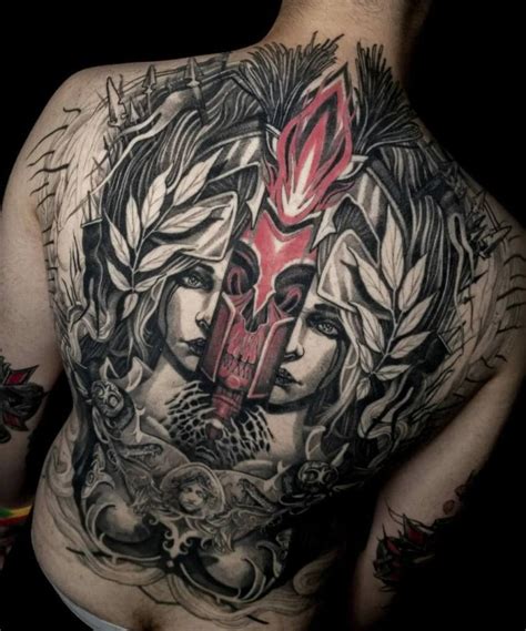 Cool Full Back Tattoos